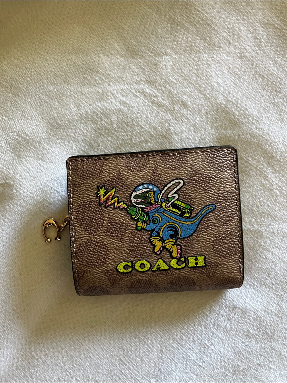 Coach Brown Dinosaur Wallet